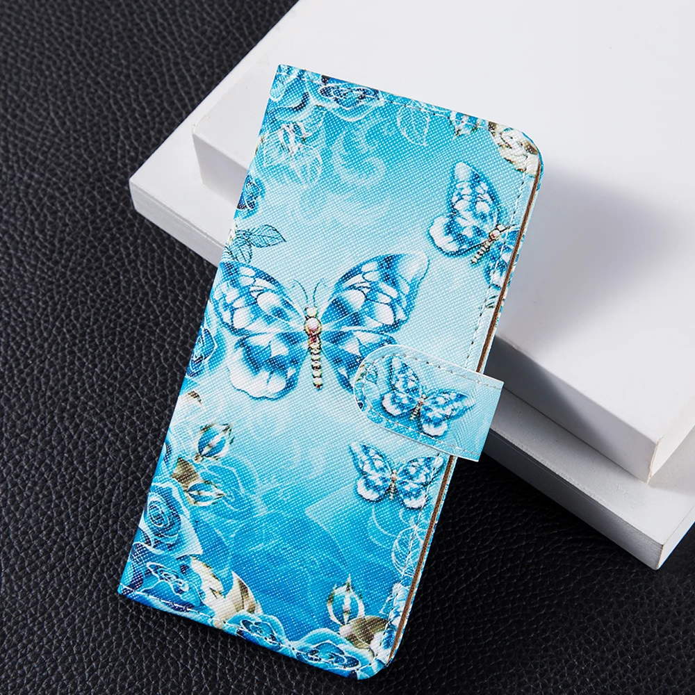1S 2020 Alcatel 3D тиснение милый чехол-бумажник с кошельком чехол-книжка откидной