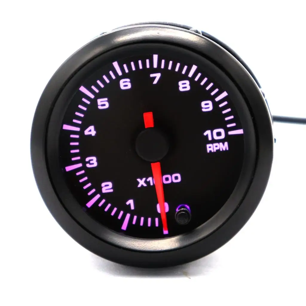 Universal Car 2 Inch 52mm Tachometer Tach RPM Gauge 7 Color LED Display | Tachometers