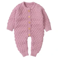 newborn baby boy clothes baby girl knitting warm romper toddler bebes autumn winter clothing cute kids romper