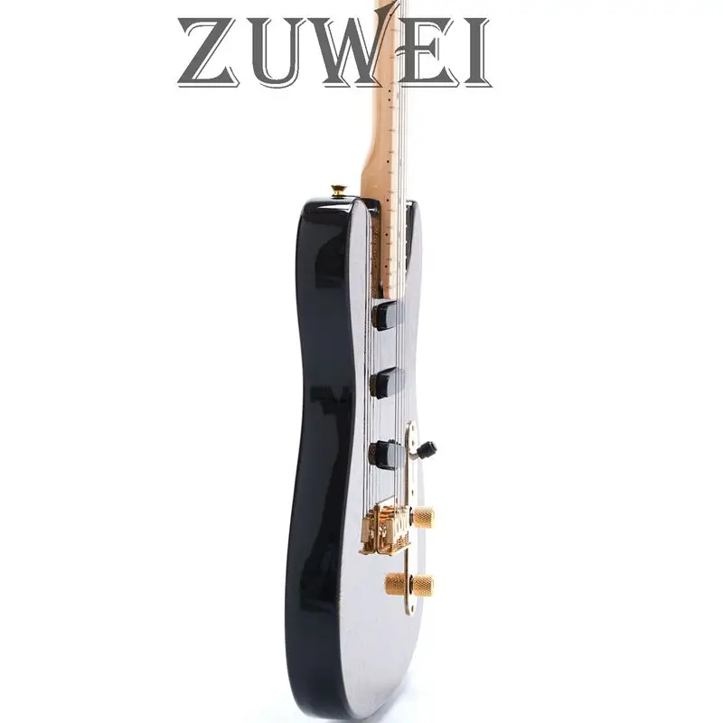 Custom Shop TL Electric Guitar Water Transfer Top Gold Hardware Strings Thru Body High Quality Products | Спорт и развлечения