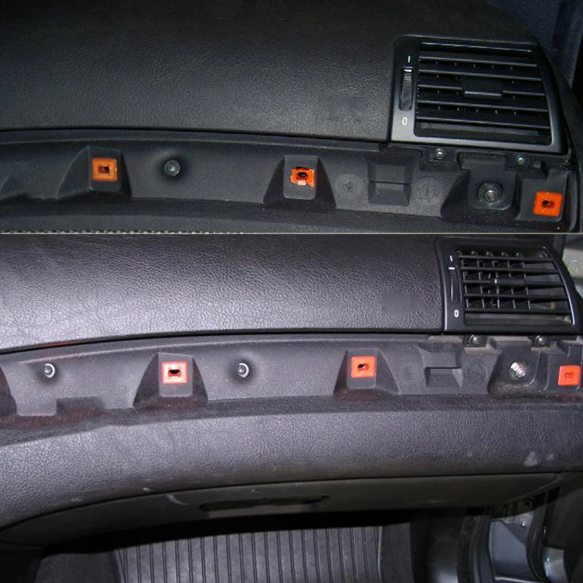 Center Console Dashboard Dash Trim Strip Inserts Clips for BMW E46 M3 E65 E66 X3 E83 Grommets Fixing Buckles fastener retainer | Автомобили
