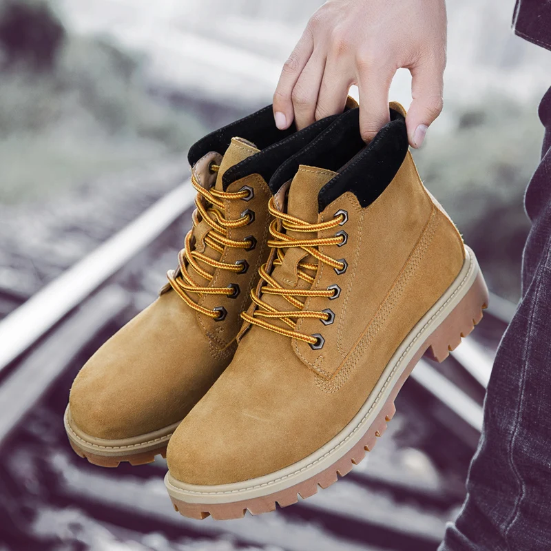 

hotmen genuine Men's male men's running outdoor boots leisure man sneaker shoes flat leather sports sneakers fashion