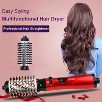 professional 2 in 1 hair blower dryer hair straightener hot air brush straightening curl styler tools multifunction beauty tool