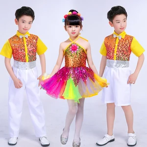 Балетное платье для девочек, детские балетные костюмы с блестками для девочек, танцевальная пачка для девочек, сценическая танцевальная одежда для мальчиков, платье для танцев для девочки