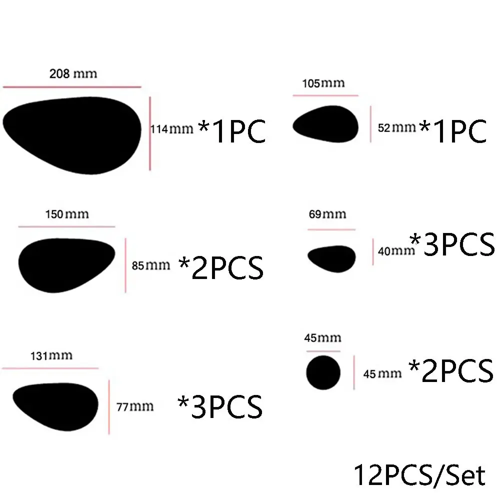 12/24 шт. самоклеящиеся 3D-обои с зеркальной поверхностью | Дом и сад