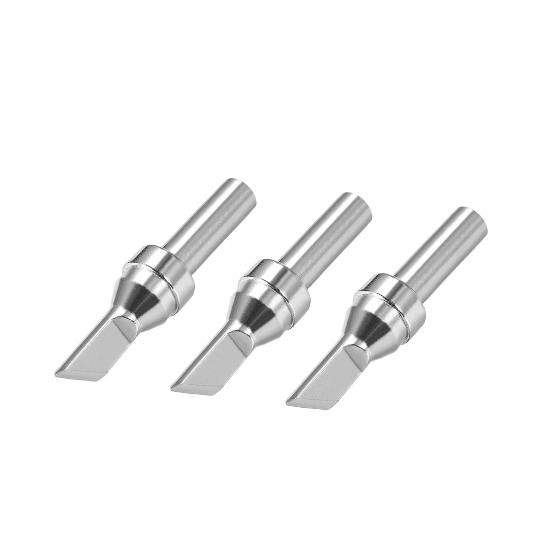 

uxcell 3 pcs Soldering Iron Tip Replacement 5mm Point Width Solder Tip Silver