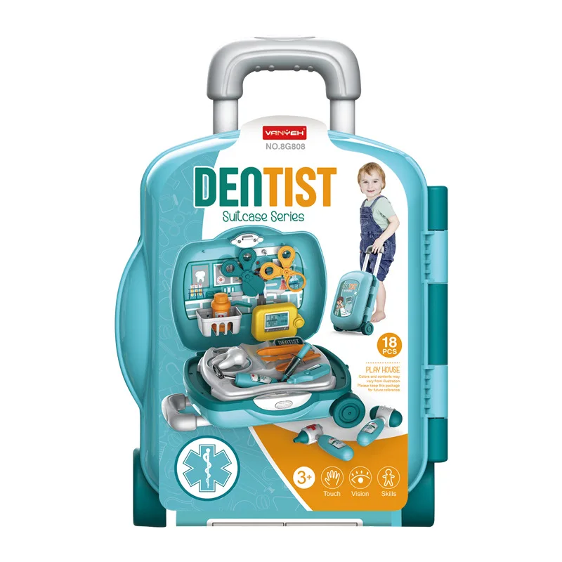 20 шт. детская игрушка для ролевых игр кухонная медицинский набор чехол на