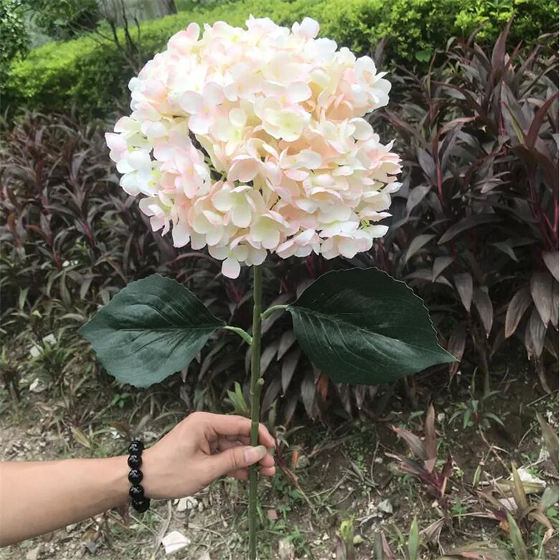 Искусственные гортензии с одним стержнем длиной 26 77 дюйма искусственные большие