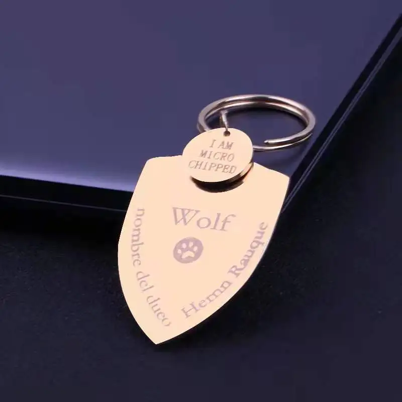 Прохладный персонализированные Dog Tag Нержавеющая сталь изготовляемый на заказ