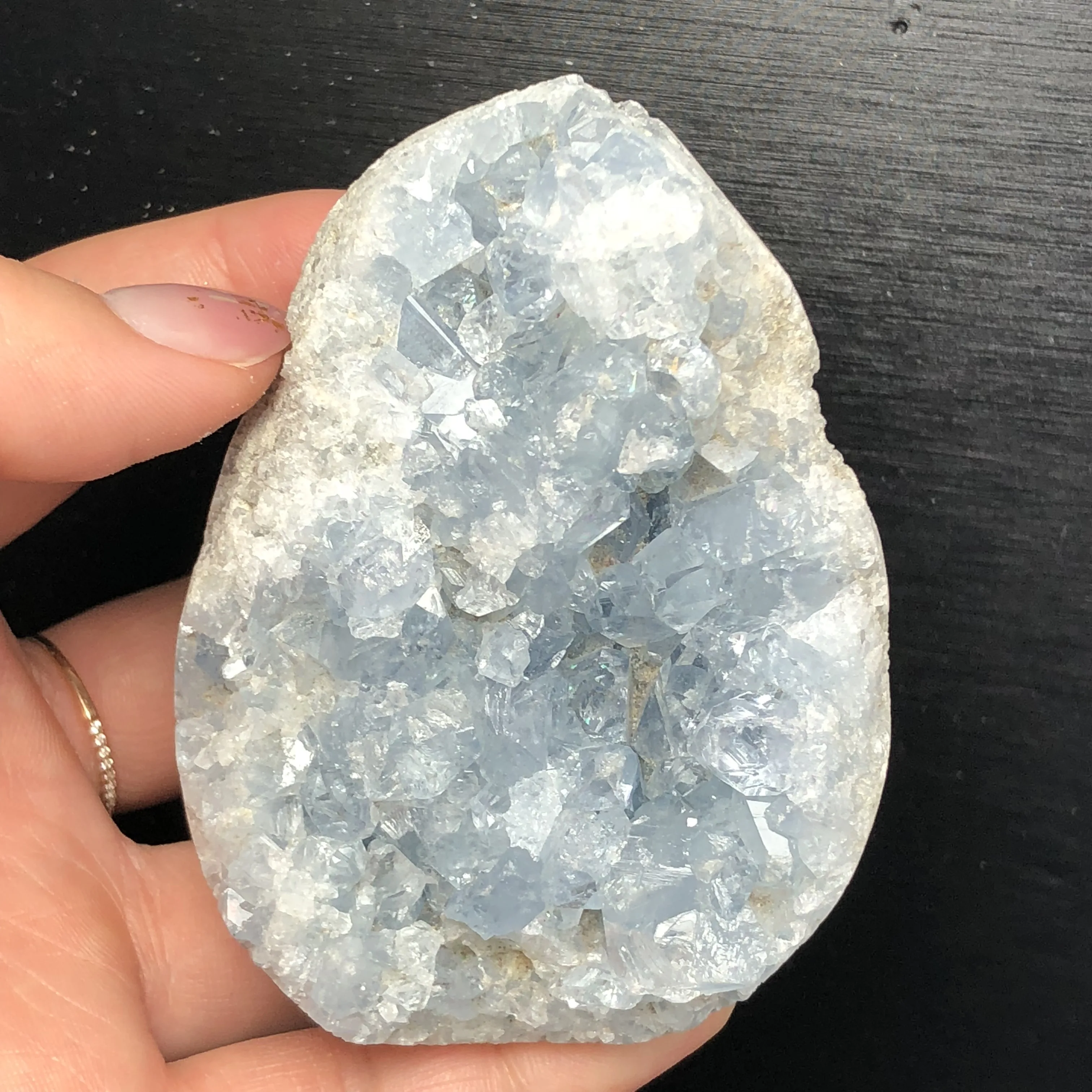 Большой Природный Кианит кварцевый кристалл кластер яйцо Druzy геоде образцы