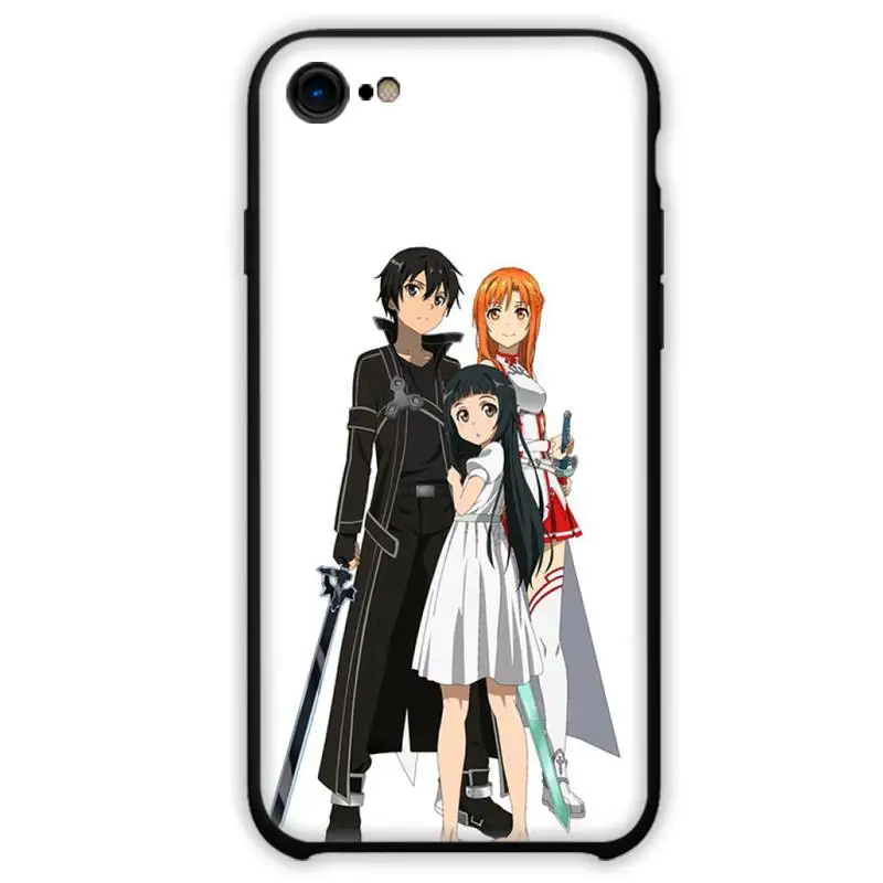 

Sword Art Online SAO Phone Case for iPhone 11 12 mini pro XS MAX 8 7 6 6S Plus X 5S SE 2020 XR