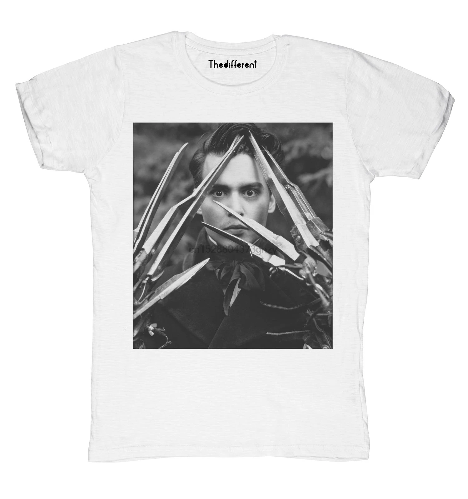 Новая футболка Blaze Man Edward Hands Of Scissors Gift Idea color jurney с принтом Классическое качество