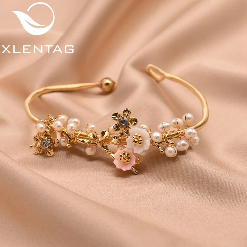 Женский Винтажный Браслет манжета XlentAg вечерние браслеты ручной работы с