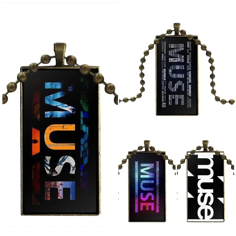 Tumblr Muse логотип для женщин подарок стеклянная подвеска ожерелье с кулоном в виде