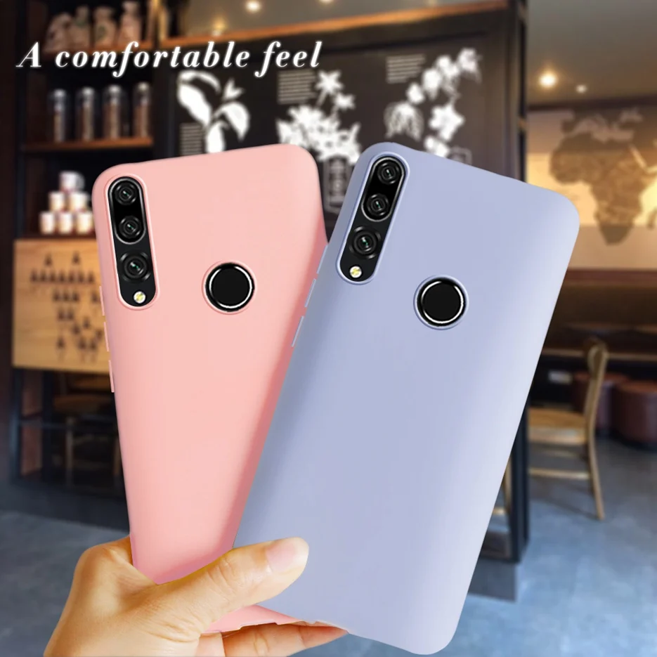 Милый чехол из ТПУ для Huawei P Smart Z 2019 тонкий симпатичная задняя крышка PSmart PSmartZ