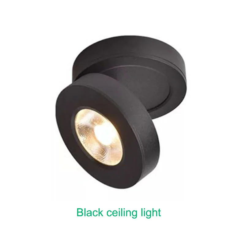 

Светодиодный потолочный светильник ROANJUNYH 3W 5W 7W 10W белый/черный