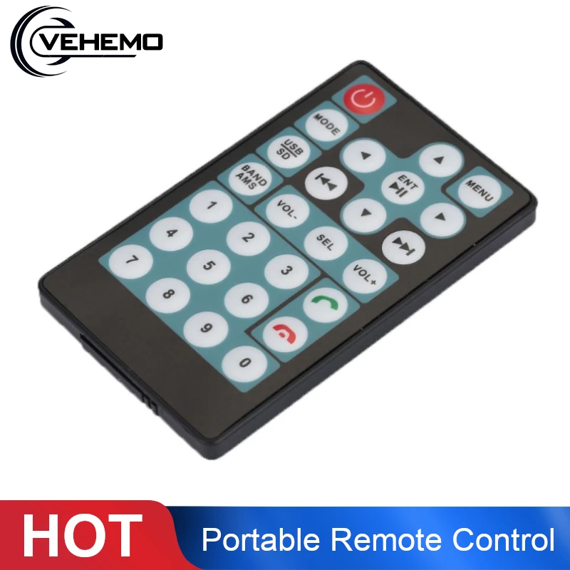 Vehemo ABS пульт дистанционного управления для автомобиля MP5 ИК контроль портативный