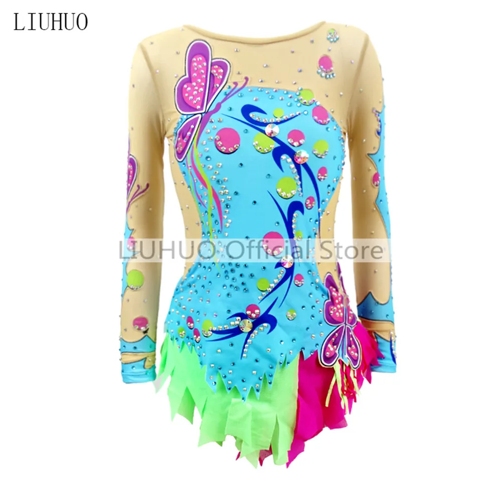 Платье для фигурного катания LIUHUO женское ледяное платье девочек трико