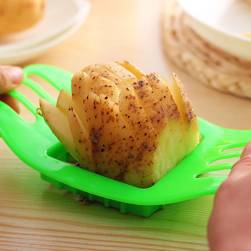 

Household Potato Cutter Small and Beautiful Design Stainless Steel Creative Kitchen Supplies Household Potato Cutting Machine