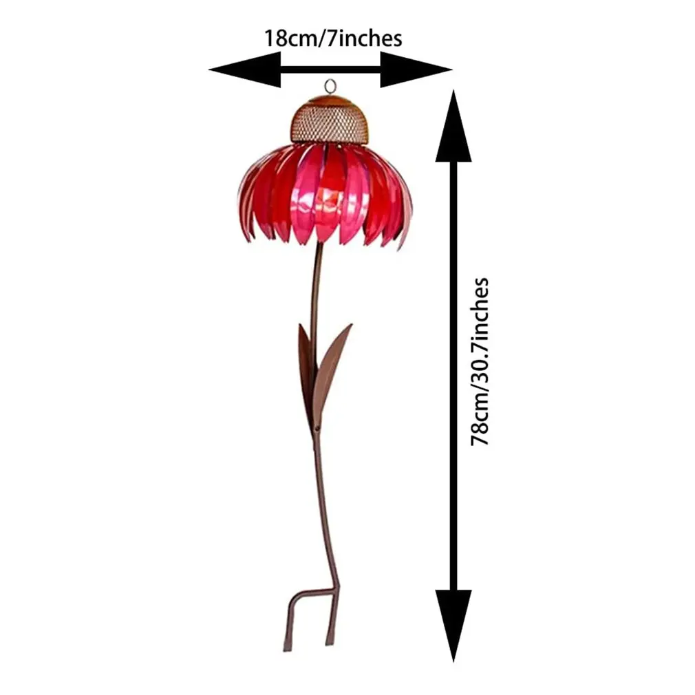 

Standing Bird Feeder Bird Anti-squirrel External Rust-proof Metal Bird Feeder With Stand Garden Art Tool