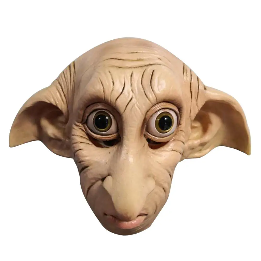 Маска для косплея Dobby Elfin латексная маска Хэллоуин головные уборы животных