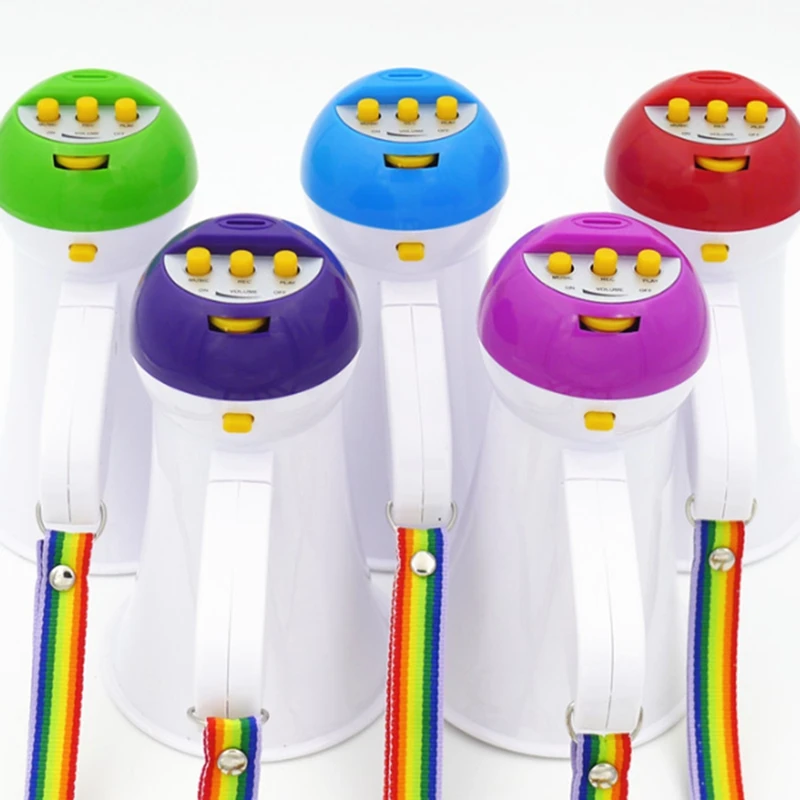 Портативный складной ручной МегаФон громкий динамик усилитель рекордер Bullhorn |