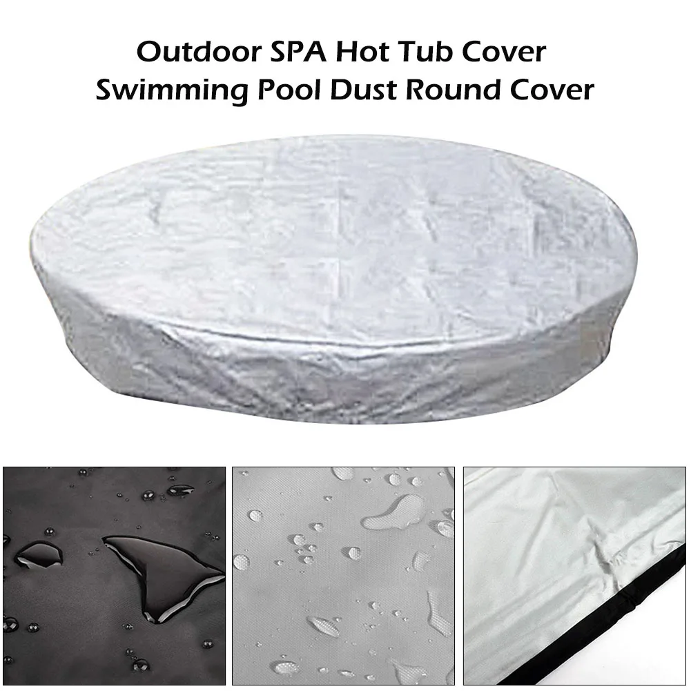 

Multiple models Swimming Pool Cover Suitable Round Swimming Pools New Waterproof Rainproof Dust Cover Tarpaulin