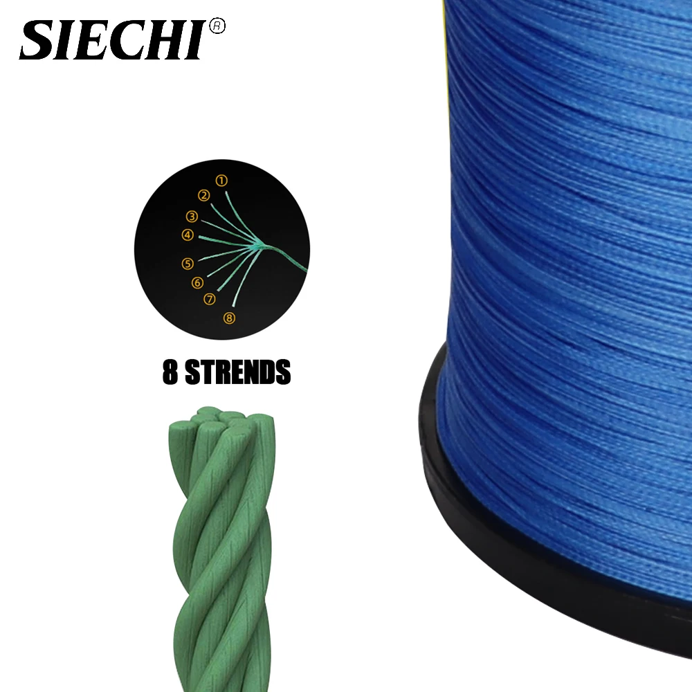 SIECHI 8 нитей 300 м многофиламентная Леска плетеный шнур для рыбалки рыболовные