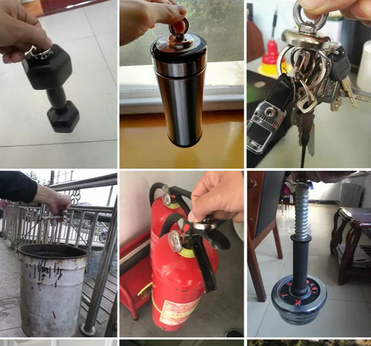 

PTSNET 60mm Diameter Fishing magnet Detector Magnet 304 Neodymium Magnet NdFeB Detection Salvage Fishing Strength 160kg