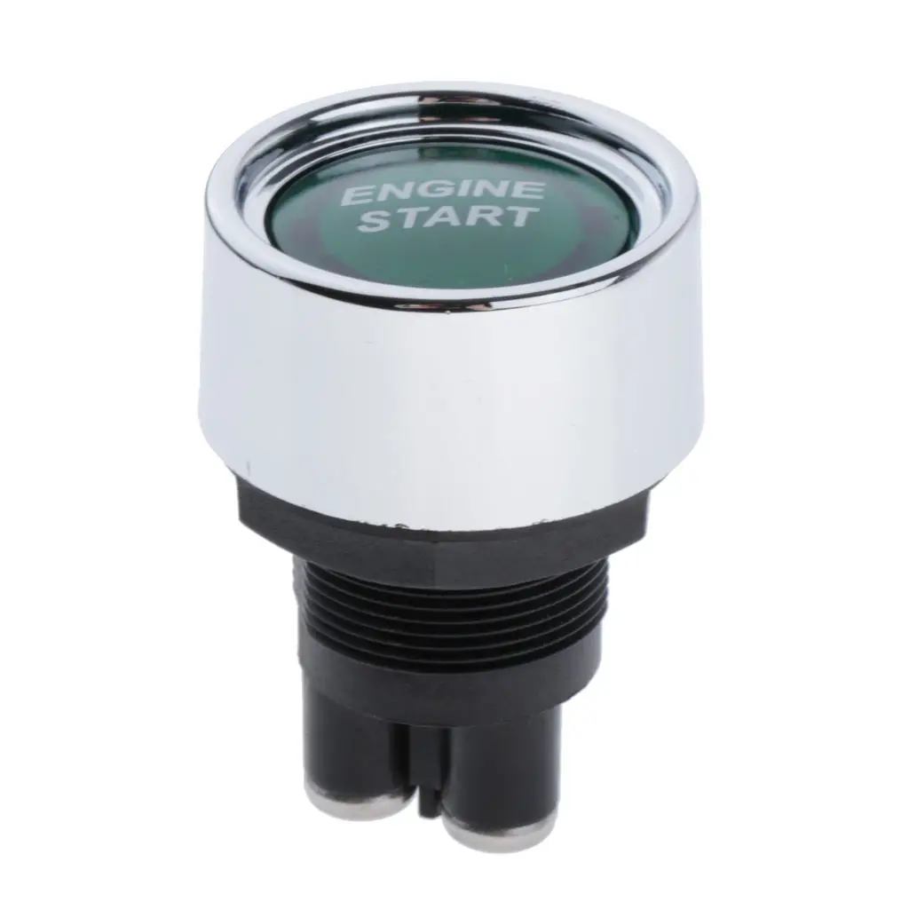 

1x Button Ignition Switch Multifunctional 50A For Vehicle Car Green