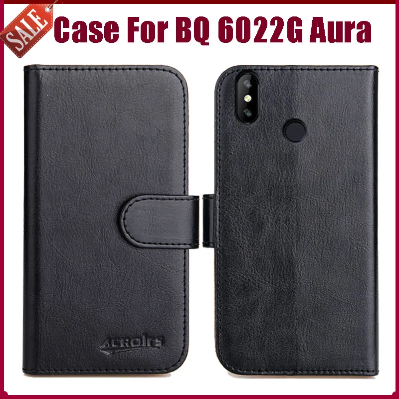 Hot! BQ 6022G Aura Case 5.99" 6 Colors Flip Soft Leather Phone Wallet Cover Special Business Bag Card Slots on. Горячий! Чехол Hot BQ 6022G Aura 5.99" 6 цветов Flip Soft Leather Phone Wallet Cover Специальная деловая сумка с отделениями для карт