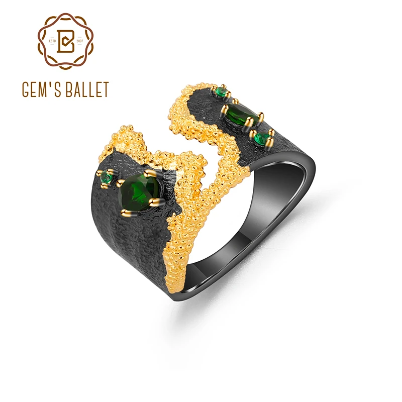 Женское балетное кольцо с цветком GEM'S разноцветное перламутровое перстень из