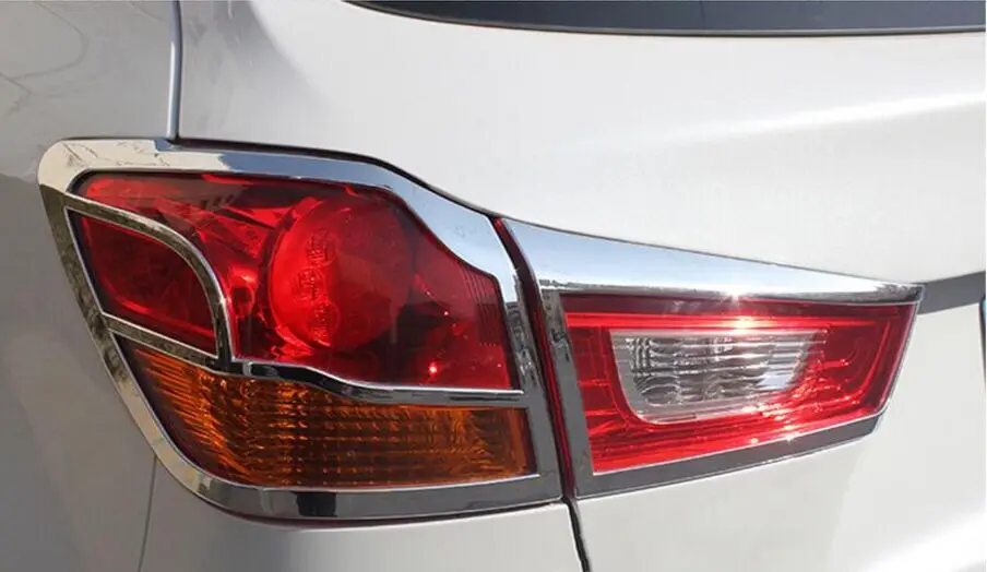 

4 шт., хромированные задсветильник фонари для Mitsubishi ASX