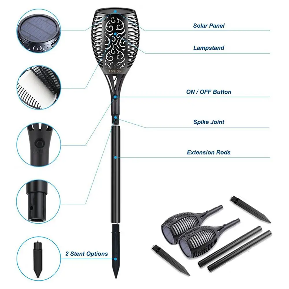 Светодиодный уличный светильник на солнечной батарее с защитой от воды IP65