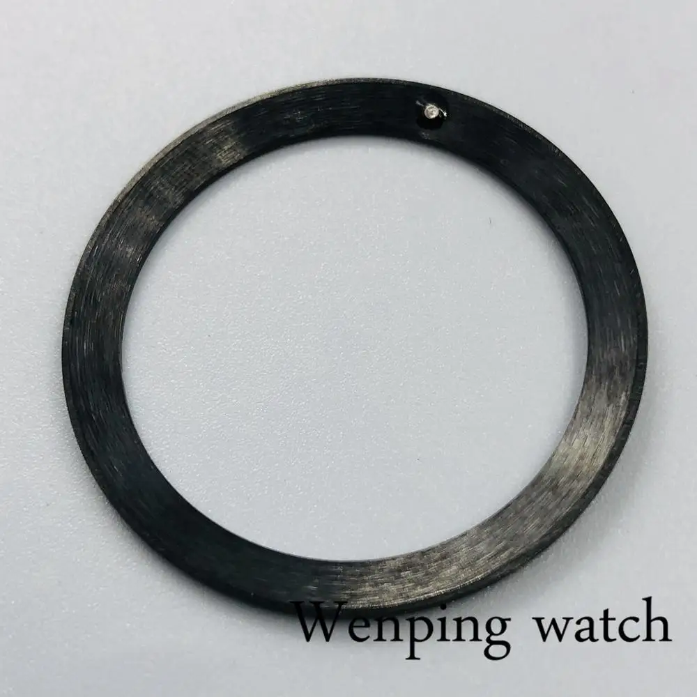 Высококачественные детали часов 38 мм черный керамический ободок вставка