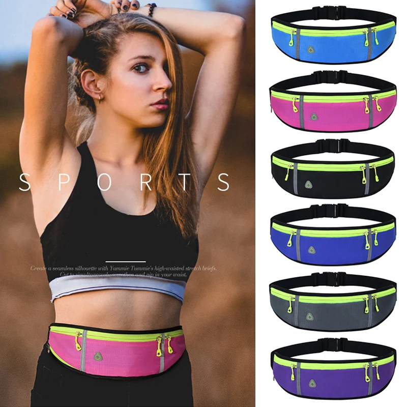 

Running Belt Waist Pack with Water Bottle Holder for Men Women Waist Pouch Fanny Bag Health99