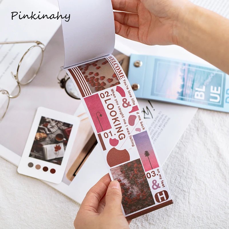 Креативный стиль INS журнал декоративные наклейки этикетки дневник стационарный