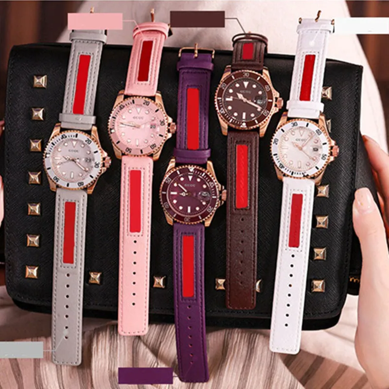 

Women's Watches Luxury Leather Quartz Wristwatches Ladies Simple Waterproof Wrist Watch Women Casual Calendar Female Clock Woman