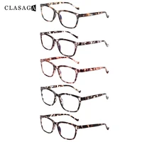 clasaga 5 pack new hollow design spring hinge reading glasses men and women reader eyeglasses diopter 1 02 03 04 05 06 0