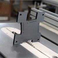 2pcs high precision height gauge 5 36 5mm fence gap gauge depth rule for woodworking router table saw table measuring tools