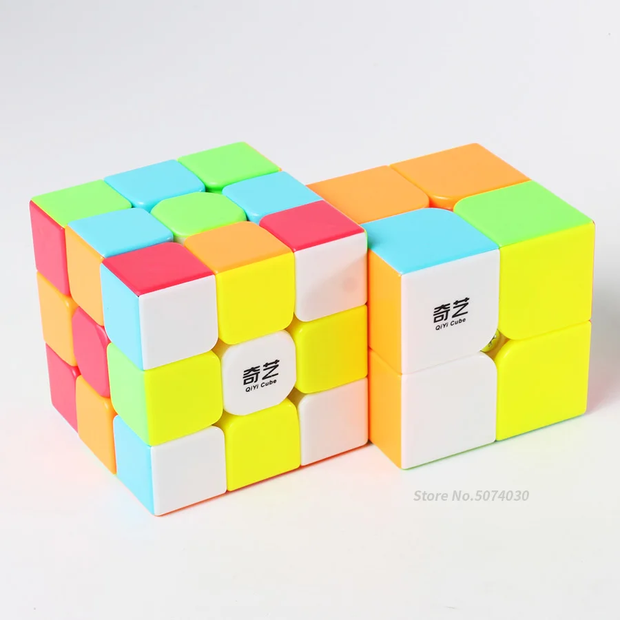 3x3x3 Кубик Рубика головоломка 2x2x2 магический куб без наклеек Qiyi Qidi Warrior W Cubo Mgiaco игрушки для детей