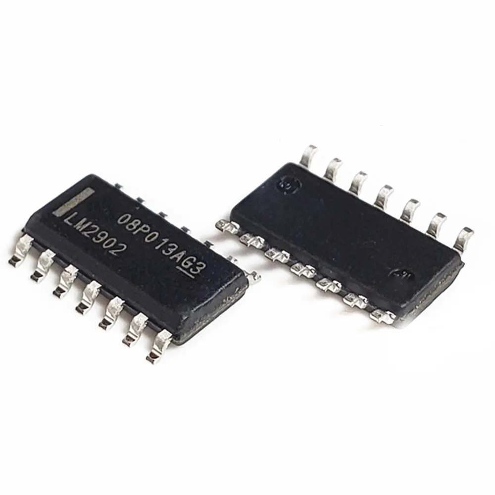 

100 шт./партия, операционный усилитель LM2902 LM2902DR IC SOP-14