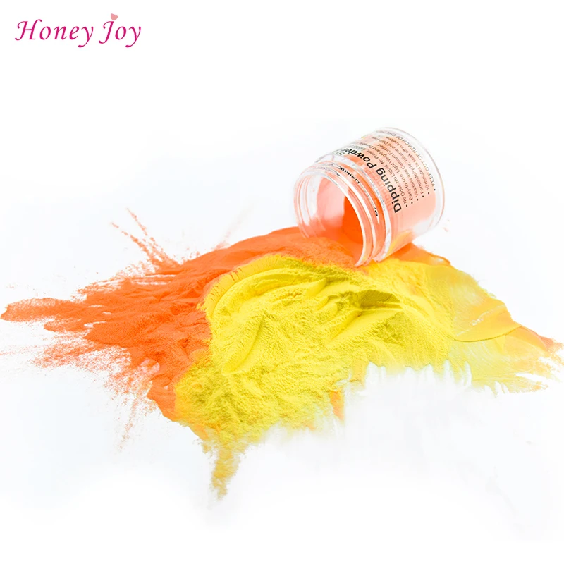 18 г/28 г яркие оранжевые и желтые температурные изменения цвета Dip порошок для
