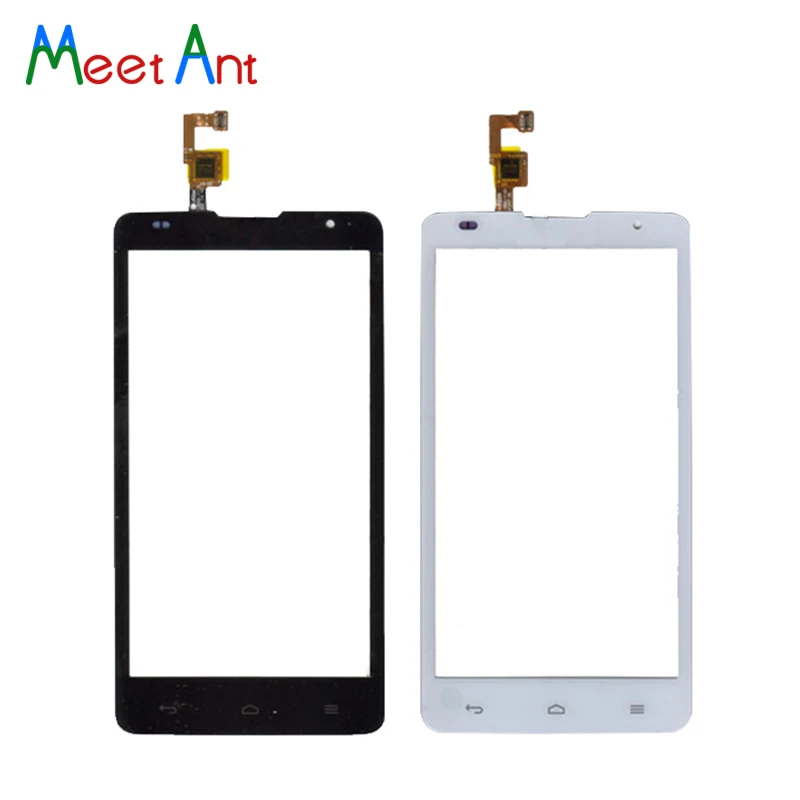 

High Quality 5.0" For Huawei Ascend G615 Touch Screen Digitizer Sensor Outer Glass Lens Panel Black White+Tracking Code