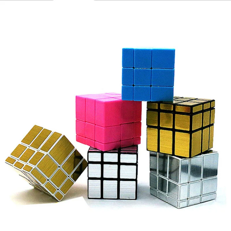 

Gold Mirror Magic Cube Mini Stickers Learning Toys Educational Clear Toys Children Brinquedos Infantil Magic Cube GTJ50