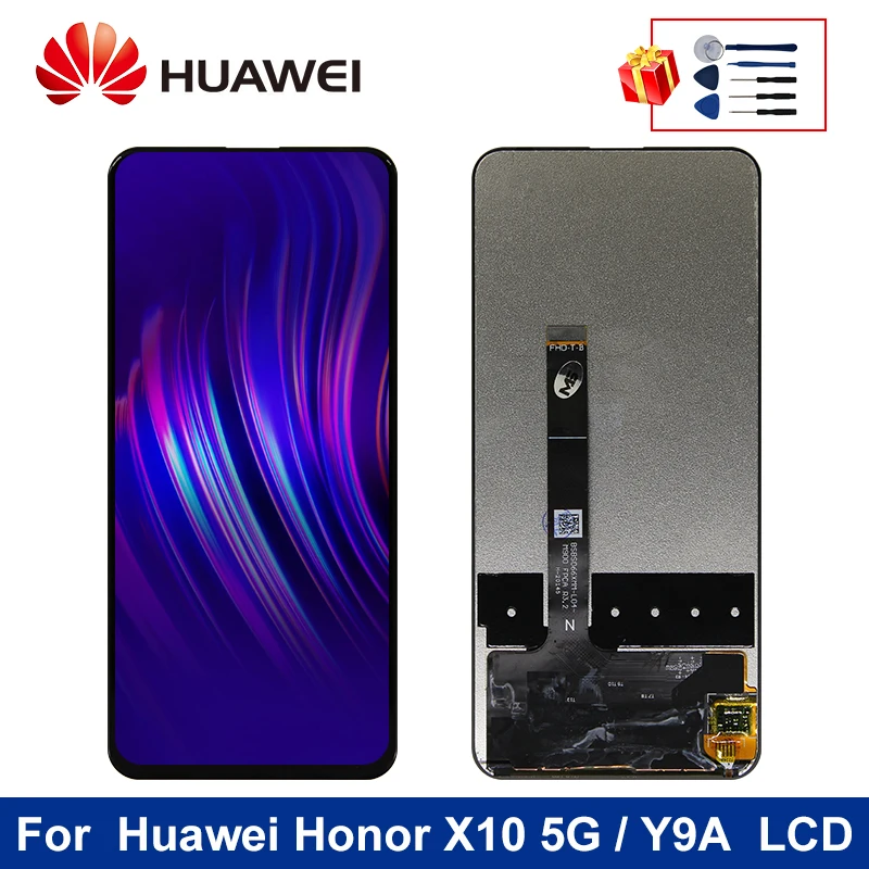 6 63 &quotдля Honor X10 LCD Y9A сенсорный экран дигитайзер Замена для 5G ЖК дисплей в