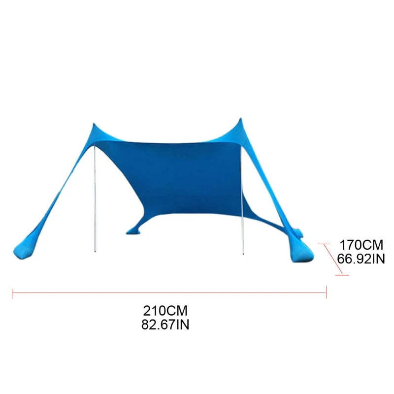 

Sunscreen Canopy Outdoor Fishing Camping Awning Beach Tent Sun Shelter Shade