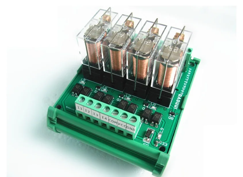 4 Omron PLC модуль платы реле управления четырехъядерный усилитель плата драйвера