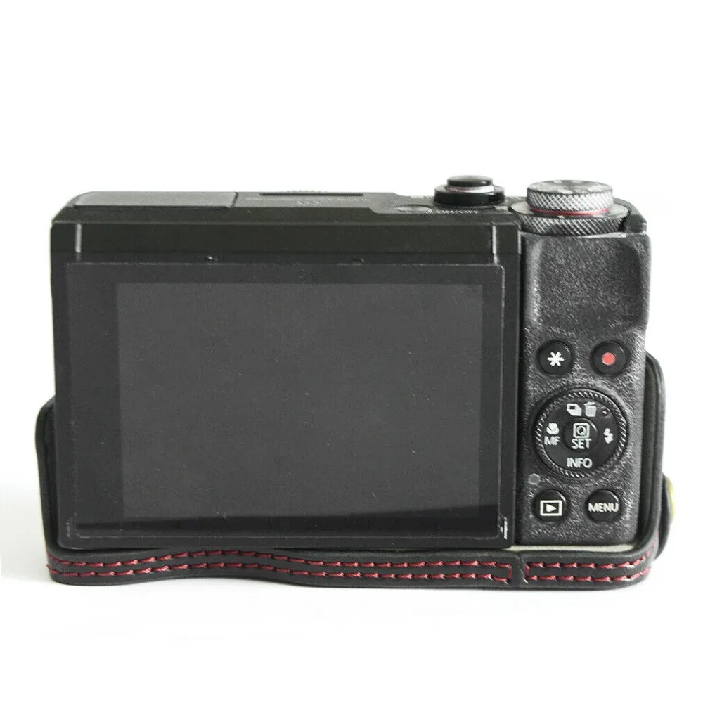 Ретро PU кожаный чехол для камеры, жесткий чехол для Canon Powershot G7 X G7X Mark II III(G7XII xxiii) mark2 mark3 G7X2 G7X3