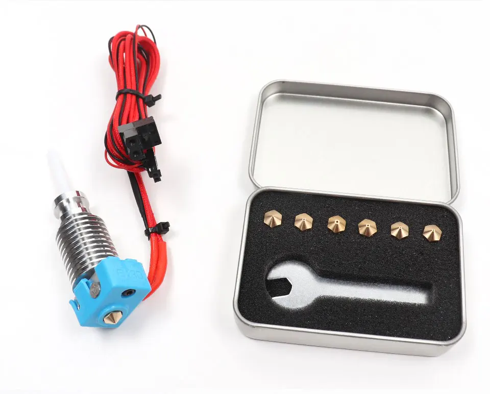 Prusa i3 MK3 MK2S/MK2.5 Hotend комплект с силиконовым носком prusa i3 mk3 сопло с подогревом блок теплоотвод горло термистор